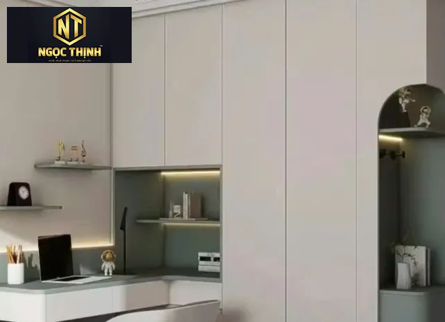 TỦ QUẦN ÁO GỖ MDF PHỦ MELAMINE MẪU 02